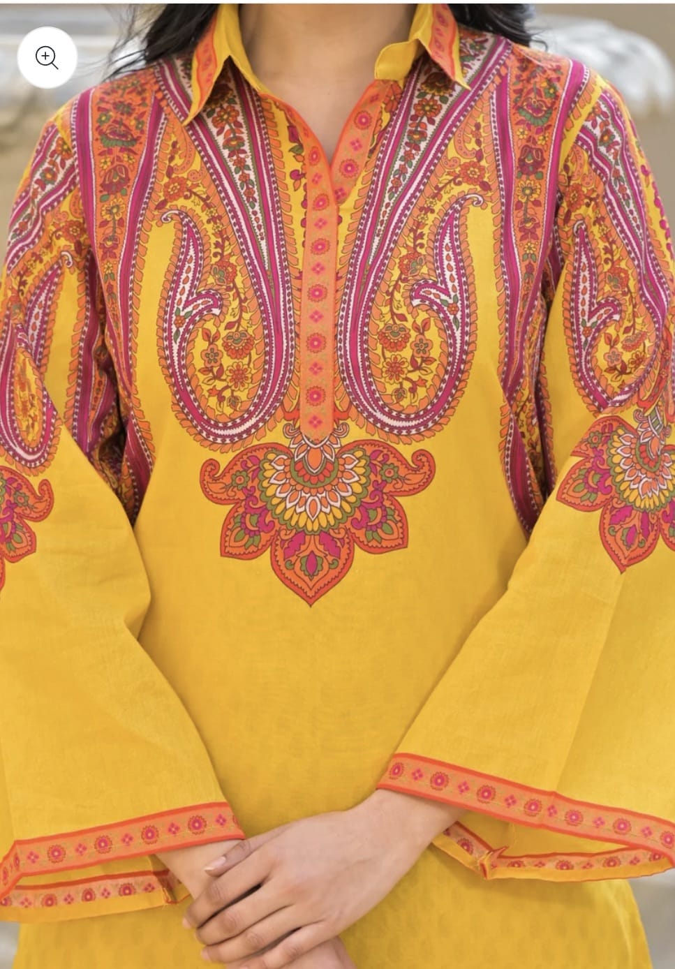 Printed Cotton Co-ord Set with Pant